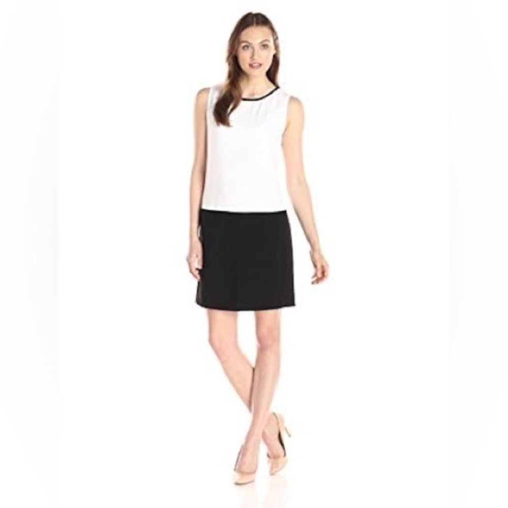 Vince Black & White Shift, size 12